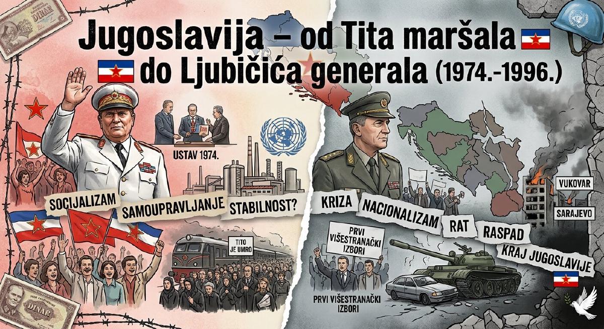 Yugoslavia – From Marshal Tito to General Ljubičić (1974–1996)